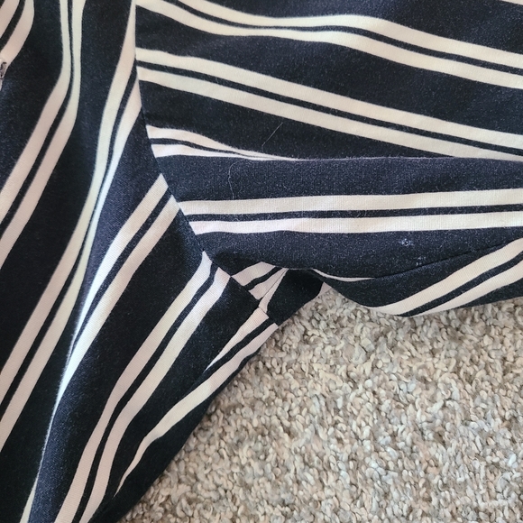 VTG Panhandle Slim Navy White Striped Long Sleeve Button Down Western 16.5-34 - Picture 5 of 5